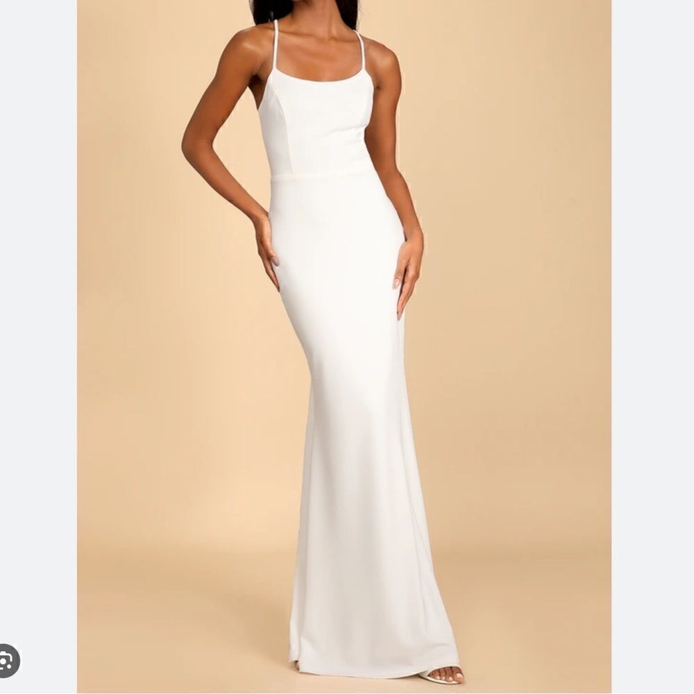 NWT Fame and Partners Off White Cut Out Maxi Dress